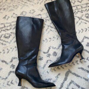 Dolce Vita Auggie Boots knee high black leather